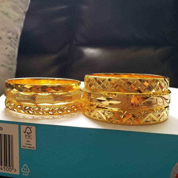 Brand new Fashion 24K Dubai Gold Plated Bracelet for sale - Picture 4 of 8